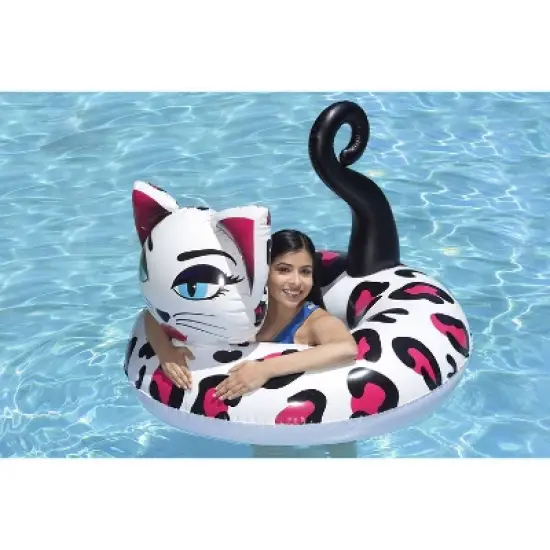 Poolmaster 48'' Pretty Kitty Swimming Pool Tube Float image {5}