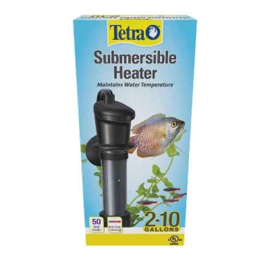Tetra Submersible Heater 50 watts for Aquariums up to 10gal Aquarium and Terrarium Tools image {6}