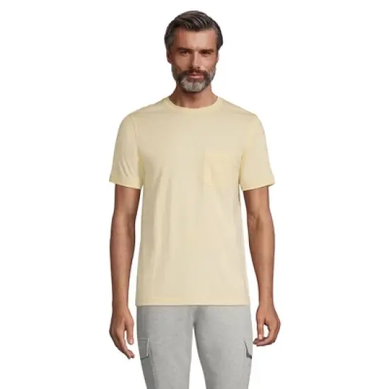 Lands' End Men's Short Sleeve Comfort First Mesh Pocket Tee image {6}