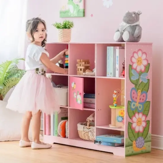 Magic Garden Adjustable Cube Bookshelf Pink - Fantasy Fields by Teamson Kids image {8}