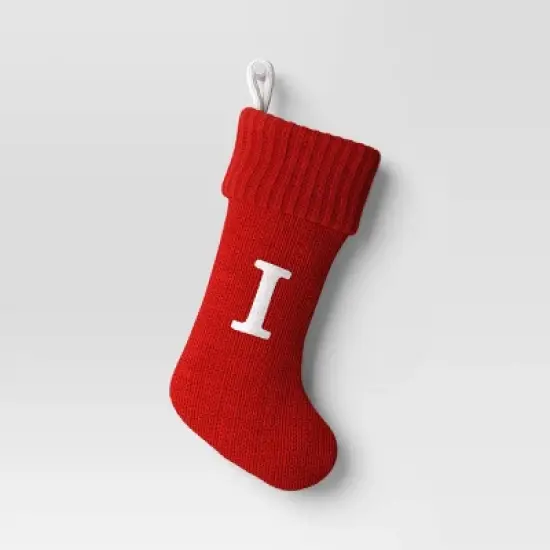 Knit Monogram Christmas Stocking Red - Wondershop&trade; image {11}
