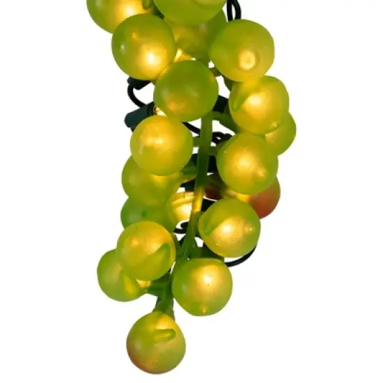Northlight Grape Cluster Outdoor Patio String Light Set - Green - 6' Green Wire - 5ct image {4}