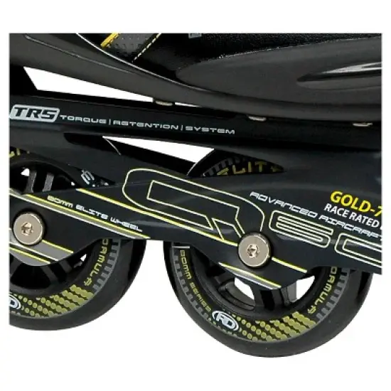 Roller Derby Men's Aerio Q-60 Inline Skates - Black/Yellow image {2}