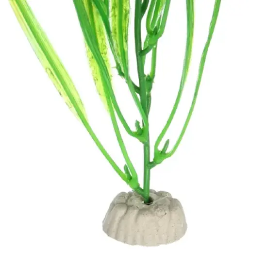 Unique Bargains Plastic Artificial Water Plants Aquarium Decorations Green 12.01" Heigh 5 Pcs image {4}