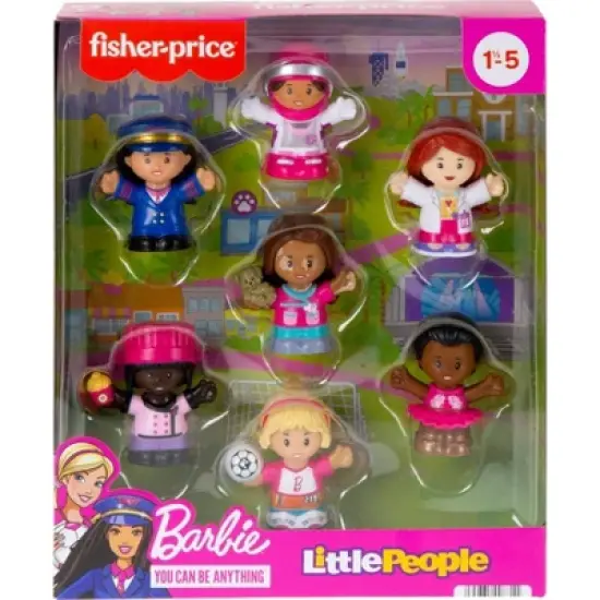 Fisher-Price Little People Barbie You Can Be Anything Figures - 7pk image {5}