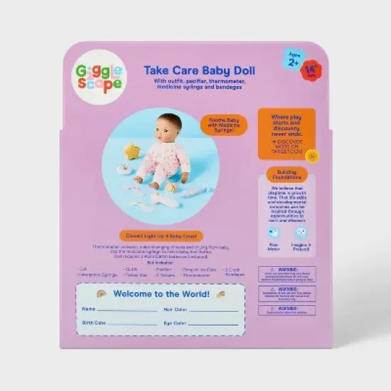 14" Take Care Baby Doll - Gigglescape&trade; image {5}
