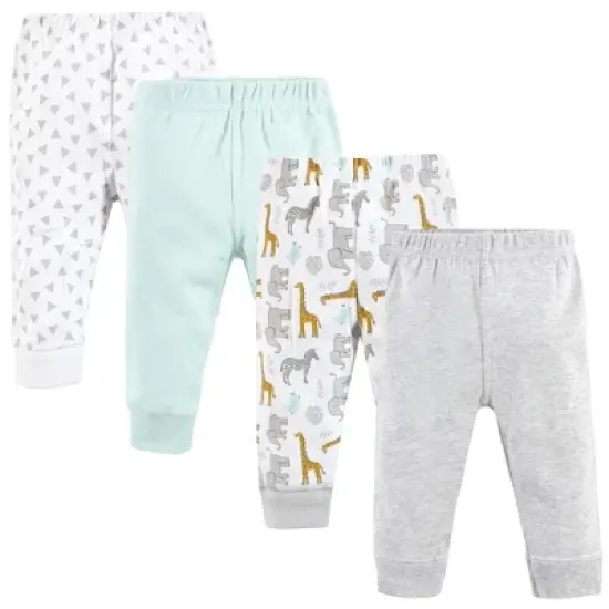 Hudson Baby Unisex Baby Cotton Pants and Leggings, Yellow Safari image {7}