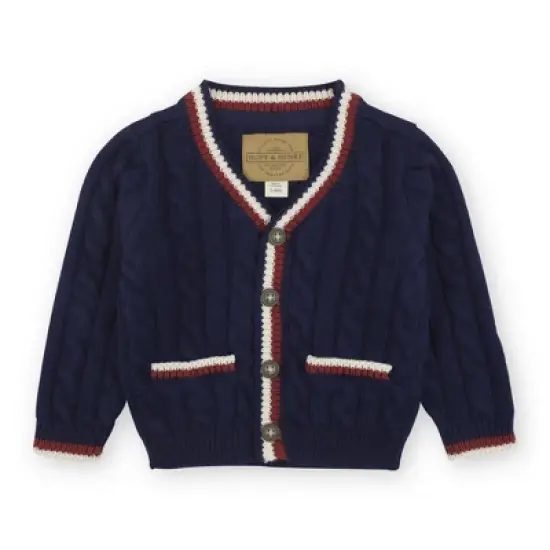 Hope & Henry Layette Baby Long Sleeve Cardigan Sweater and Legging Set, Infant image {2}