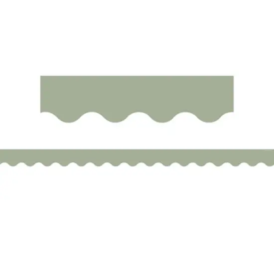 Teacher Created Resources&reg; Sage Green Scalloped Border Trim, 35 Feet Per Pack, 6 Packs image {2}