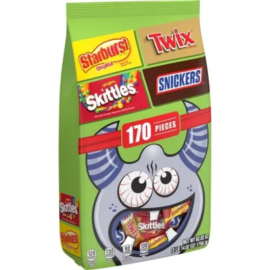 Mars Halloween Mixed Variety Pack - 62.02oz/170pc image {6}