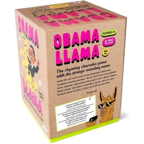 Obama Llama: The Celebrity Rhyming Party Game image {3}