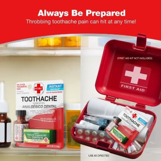 Red Cross Tootache Complete Medication Kit 0.125oz image {2}