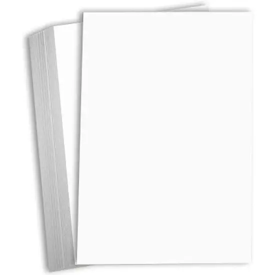 Hamilco White Cardstock Thick 11x17 Paper - Heavy Weight 80 lb Cover Card Stock 25 Pack image {5}