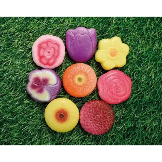 Yellow Door Sensory Play Stones &ndash; Flowers, Set of 8 image {5}