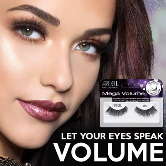 Ardell Professional Mega Volume Lashes - 256 - (Pack of 3) image {2}