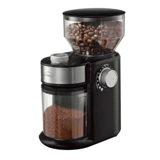 Brentwood 8 Ounce Automatic Burr Coffee Bean Grinder Mill in Black image {6}