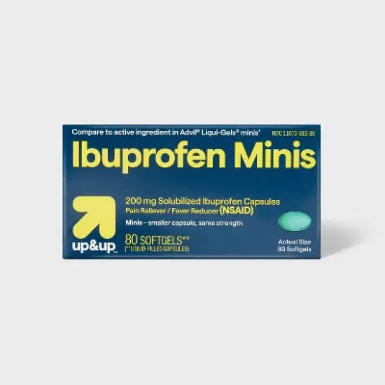 Ibuprofen Mini Gelcaps (NSAID) - 80ct - up&up&trade; image {6}