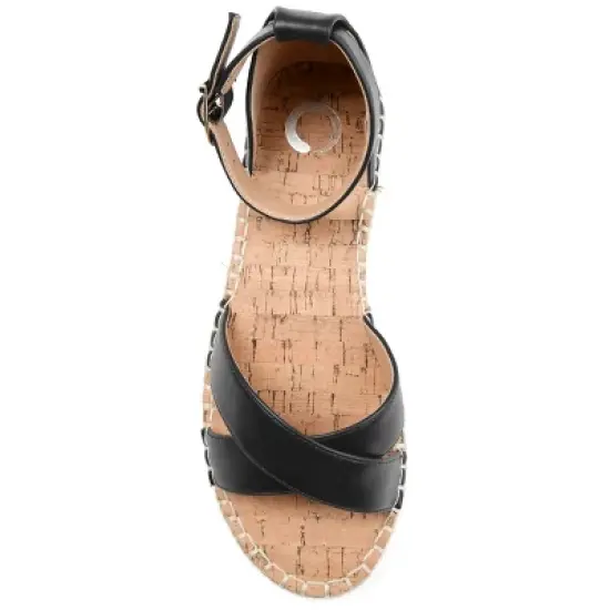 Journee Collection Womens Lyddia Espadrille Flat Sandals image {3}