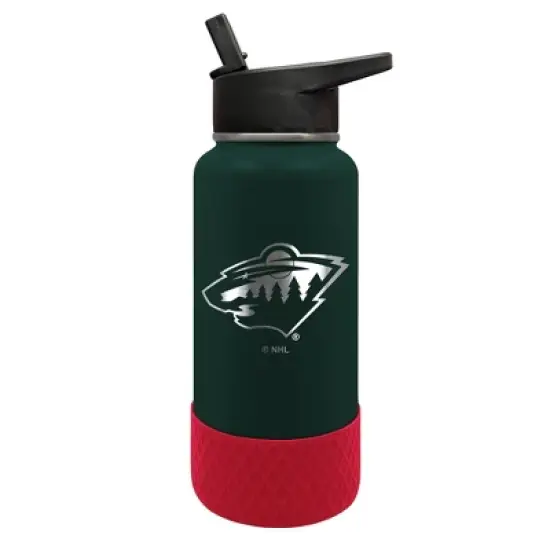 NHL Minnesota Wild 32oz Thirst Hydration Water Bottle image {1}