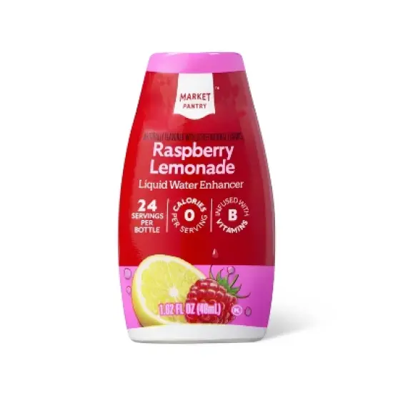 Raspberry Lemonade Liquid Water Enhancer Drops - 1.62 fl oz - Market Pantry&trade; image {3}
