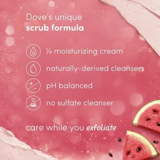 Dove Beauty Mini Body Scrub - Watermelon - Travel Size - 3.5oz image {3}