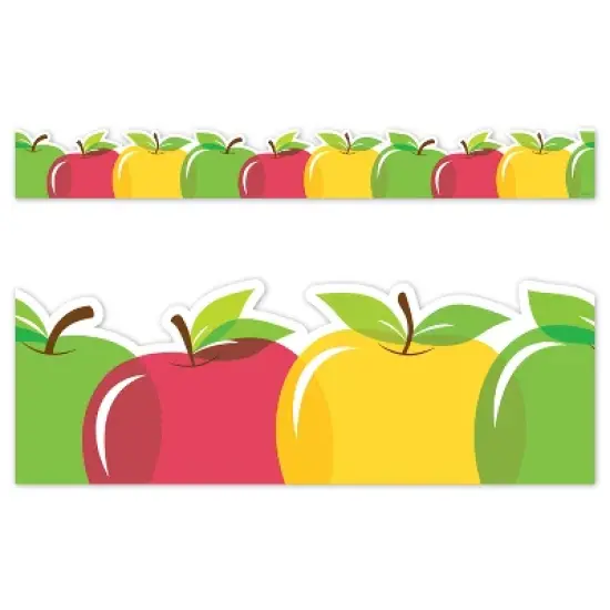 Creative Teaching Press&reg; Apple Time Apples EZ Border, Bulletin Board Border, 48 Feet Per Pack, 3 Packs image {1}