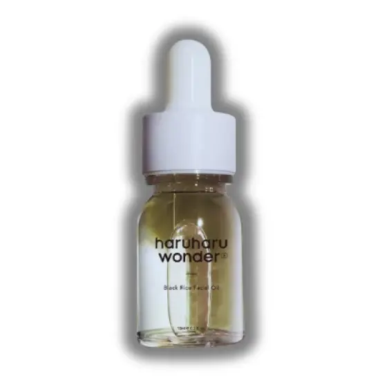 Haruharu Wonder Black Rice Facial Oil (0.3 oz) - for Glowing, Elastic Skin, Anti-Aging, Nourishing & Hydrating Korean Skincare image {2}