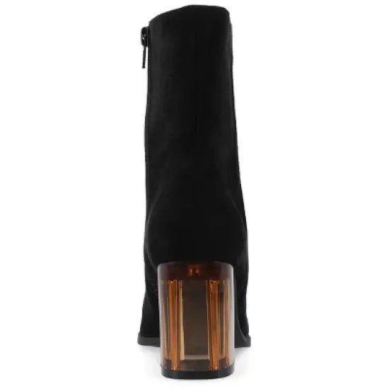 Journee Collection Women's Tru Comfort Foam&trade; Clearie Booties image {2}