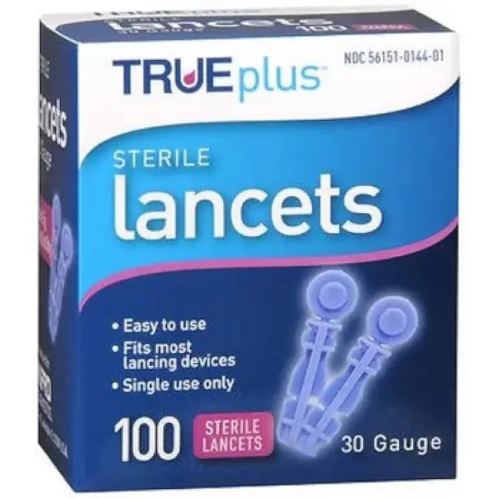 TRUEplus Lancets 30 Gauge, 100 Count image {3}