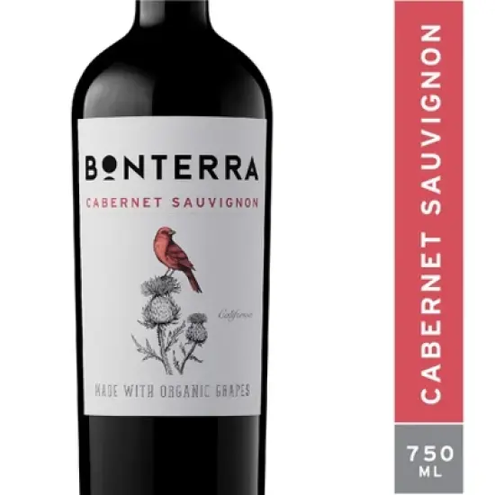 Bonterra Cabernet Sauvignon Red Wine - 750ml Bottle image {1}