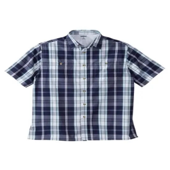 KingSize Men's Big & Tall Short-Sleeve Plaid Sport Shirt image {18}