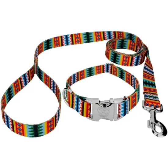 Country Brook Petz Premium Summer Pines Dog Collar and Leash image {8}