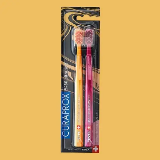 Sula x Curaprox gift set, Bath towel & CS 5460 Ultra Soft Marble Edition, 2 pcs image {9}