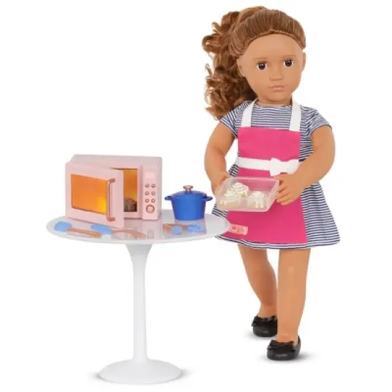 Our Generation In the Kitchen Microwave Accessory Set for 18" Dolls image {2}