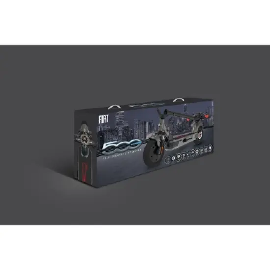 Fiat 500e Electric Scooter &ndash; Sleek Foldable Design, 500W Motor, LED Display, 20 MPH Max Speed, Great for City Travel image {3}