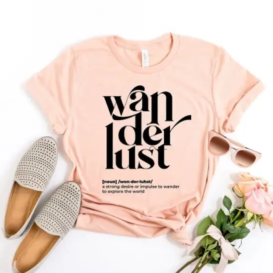 Simply Sage Market Women's Wanderlust Definition Short Sleeve Graphic Tee image {1}