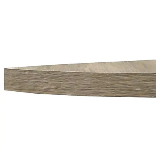 14" x 14" Floating Corner Shelf Wall Mounted Driftwood Gray - Inplace image {2}