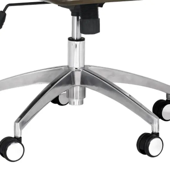 Cannonade Mid Century Modern Swivel Office Chair Black/Gray - Christopher Knight Home image {6}