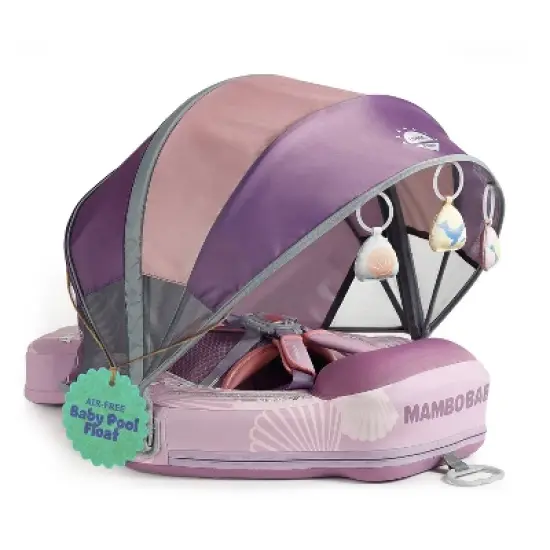 Mambobaby Innovative Explorer Baby Pool Float with Canopy image {9}