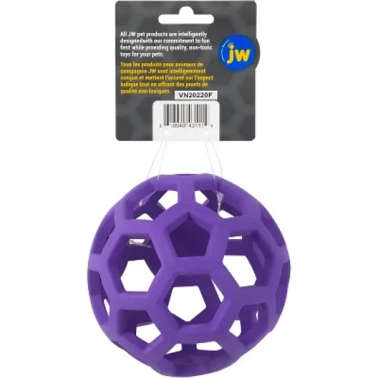 JW Pet Hol-ee Roller Rubber Dog Toy - Assorted - Medium (5" Diameter) image {2}