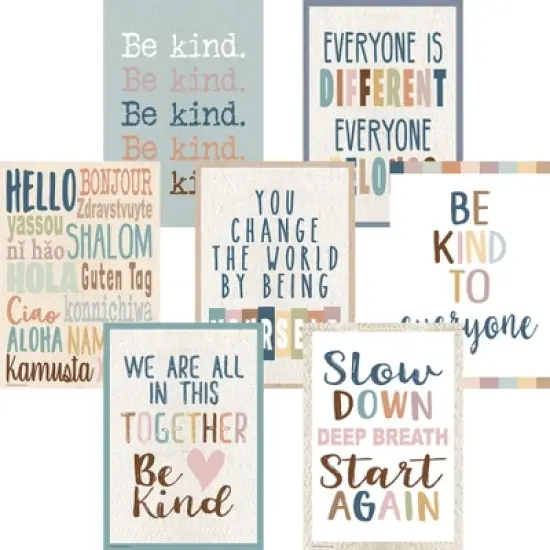 Teacher Created Resources&reg; Everyone Is Welcome Posters, 13-3/8" x 19", Set of 7 image {1}