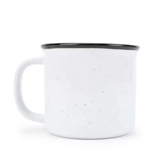 Elanze Designs Speckled Camper Colorful 13 ounce Ceramic Coffee Mugs Set of 4 image {1}