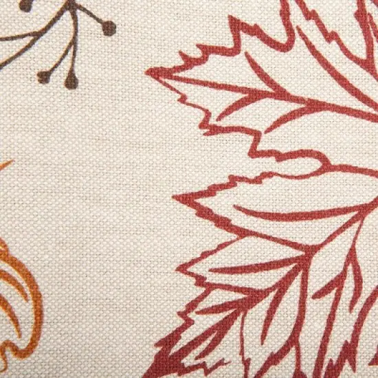 Design Imports Autumn Leaves Printed Dishtowel(Set Of 2) image {3}