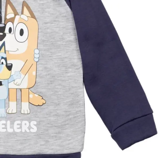 Bluey Mom Dad Bingo Fleece Hoodie Toddler image {7}