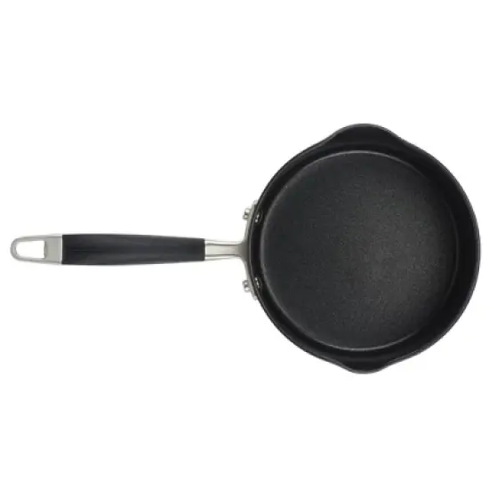 Anolon Advanced Home 2qt Hard Anodized Nonstick Saucepan with Straining Lid Onyx image {13}