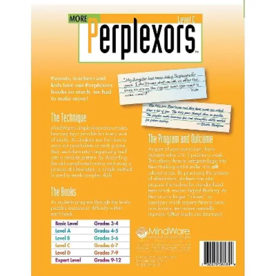 MindWare More Perplexors: Level C - Brainteasers image {1}