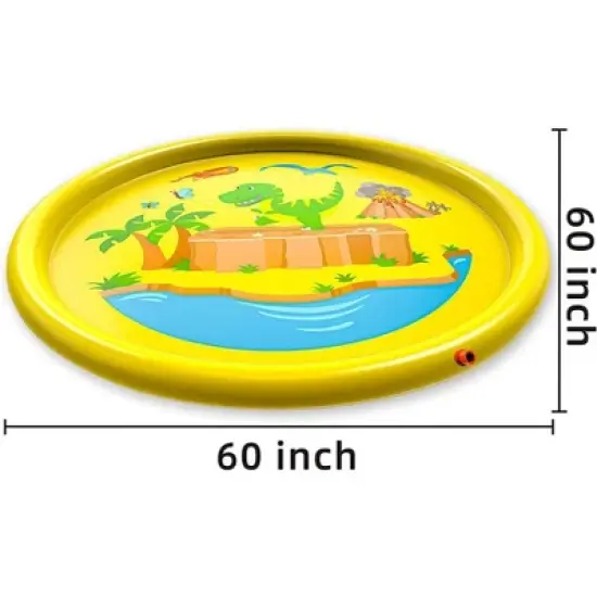 SLOOSH - 60" Sprinkler Mat Set (Shark and Dinosaur) image {3}