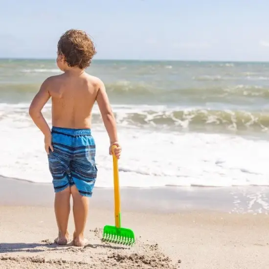 Spielstabil Children's Long Handled Garden Rake (Made in Germany) image {1}