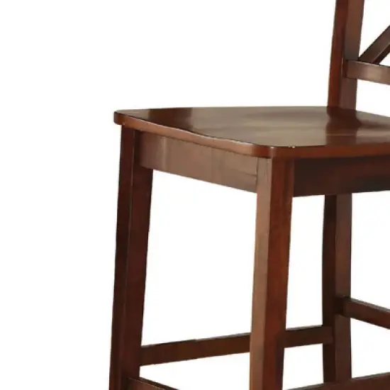Set of 2 Tartys Counter Height Barstools - Acme Furniture image {3}