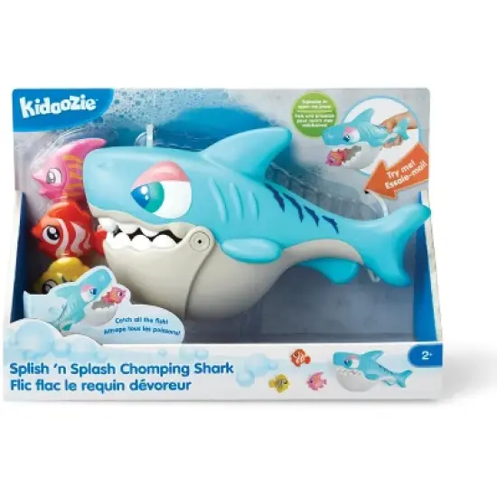 Kidoozie Splish n Splash Chomping Shark, Bathtime Tub Toy for Toddlers Ages 2+ image {5}